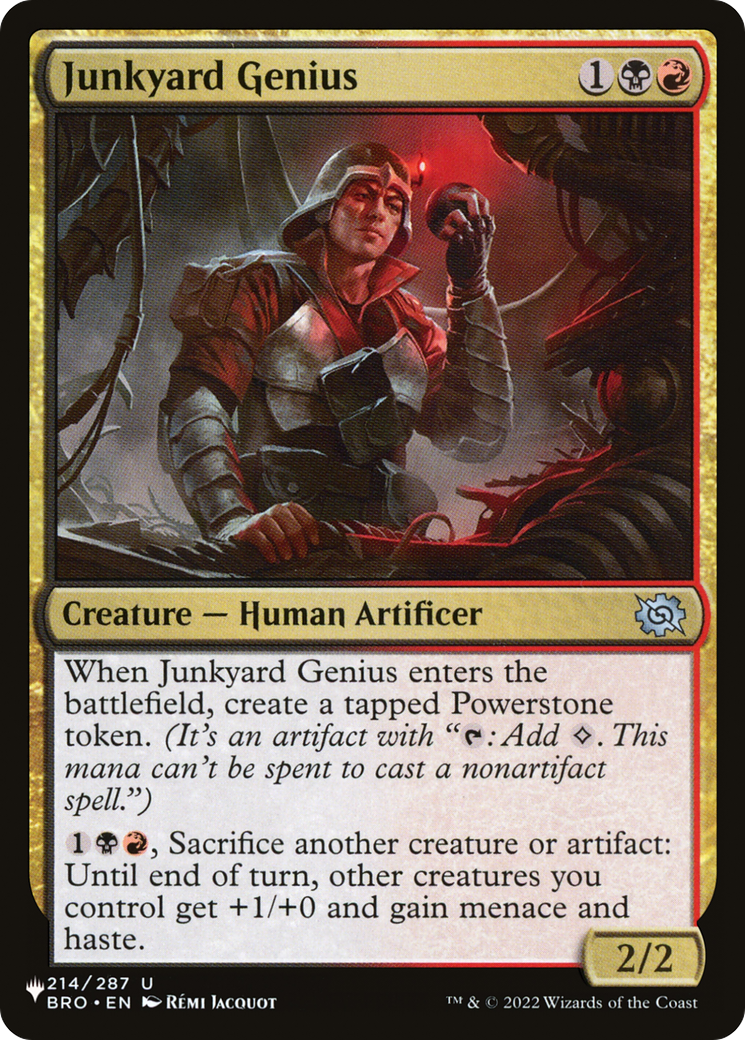 Junkyard Genius (LIST-BRO-214) [Mystery Booster] The List MTG Single Wizards of the Coast