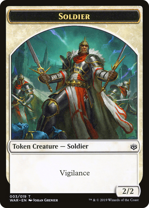 Soldier Token (WAR-003) [Tokens] War of the Spark Tokens MTG Single Wizards of the Coast