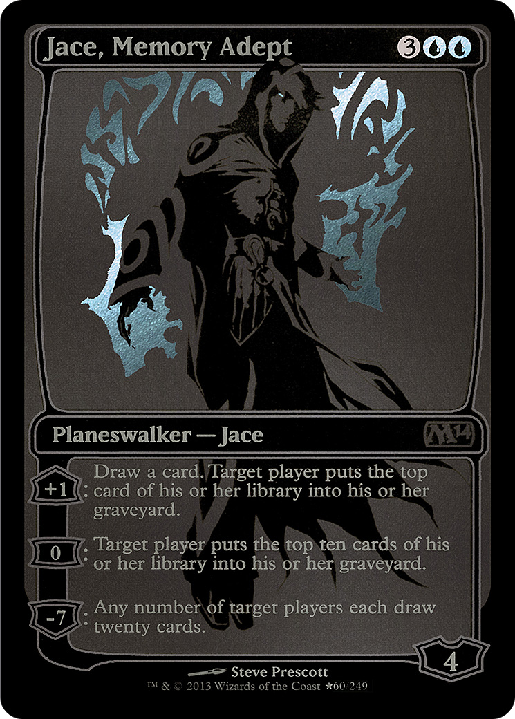 Jace, Memory Adept (SDCC 2013 Exclusive) (MEDIA-060) [Misc] San Diego Comic-Con 2013 Foil MTG Single Wizards of the Coast