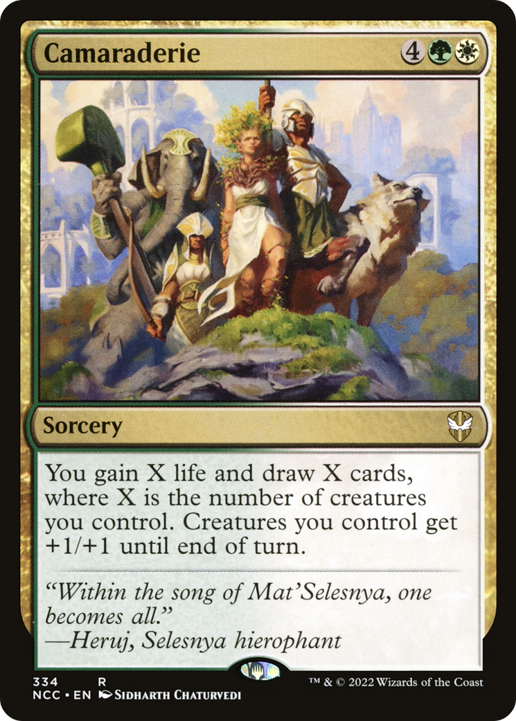 Camaraderie (NCC-334) [New Capenna Commander] MTG Single Wizards of the Coast