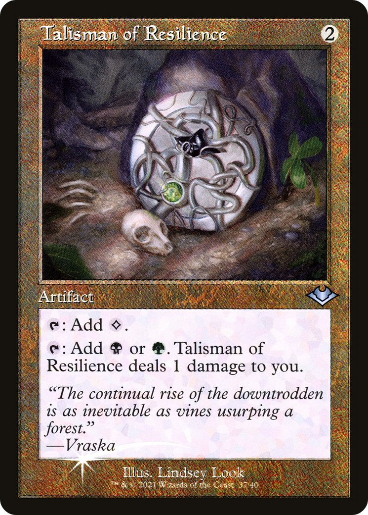 Talisman of Resilience (MH1-037) [Modern Horizons 1 Timeshifts] Foil MTG Single Wizards of the Coast
