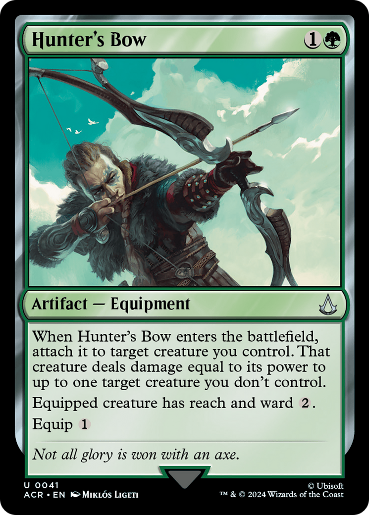 Hunter's Bow (ACR-041) [Assassin's Creed] MTG Single Wizards of the Coast