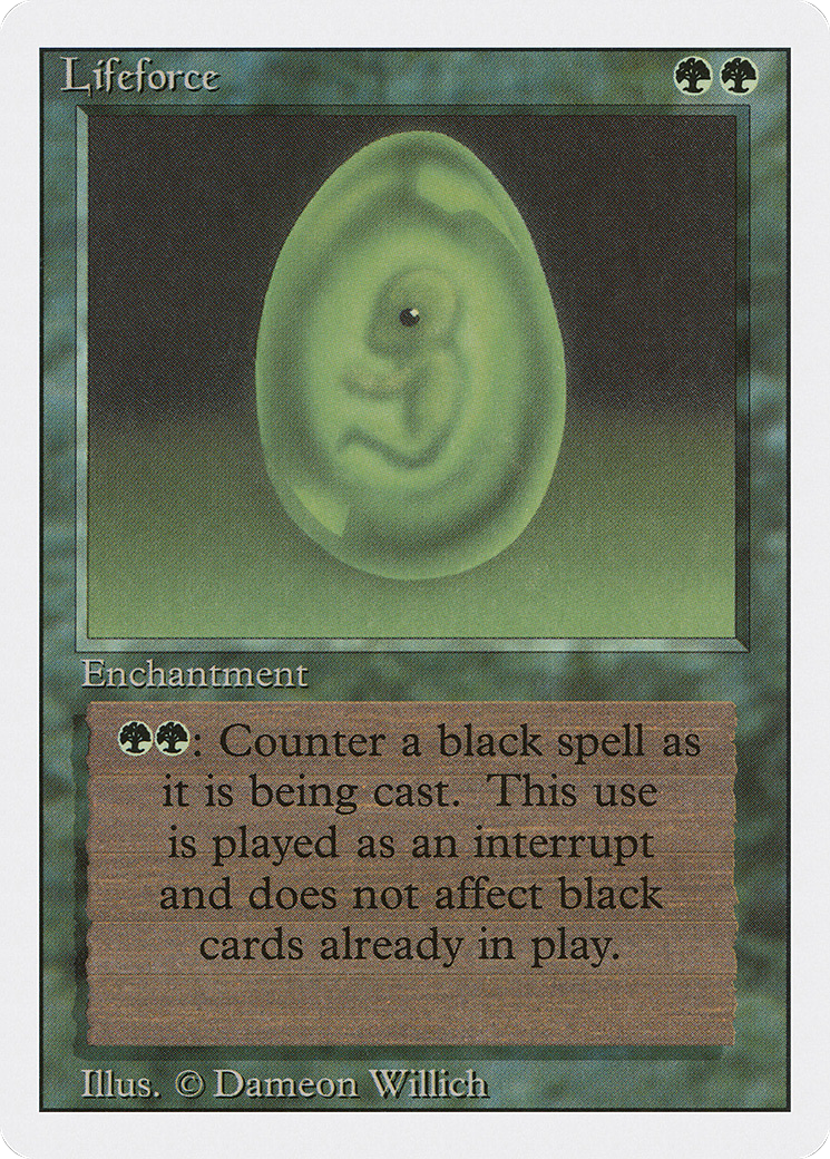 Lifeforce (3ED-207) [Revised Edition] MTG Single Wizards of the Coast