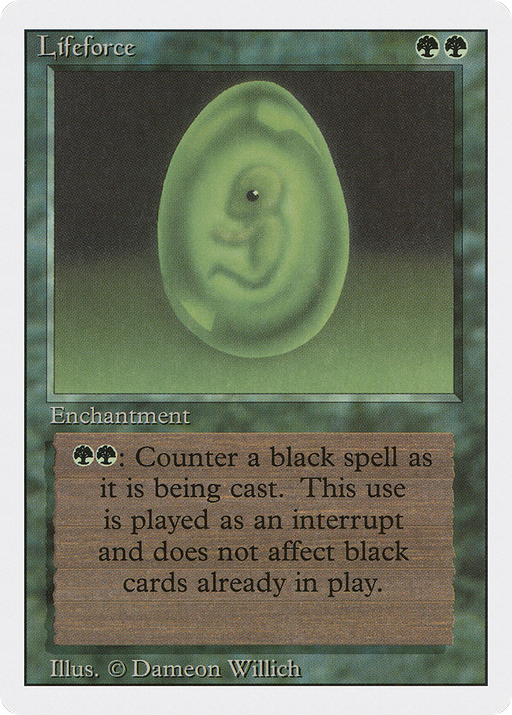 Lifeforce (3ED-207) [Revised Edition] MTG Single Wizards of the Coast