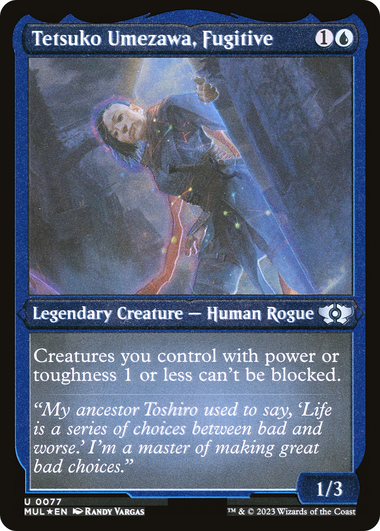 Tetsuko Umezawa, Fugitive (MUL-077) [Multiverse Legends] Foil MTG Single Multiverse Legends