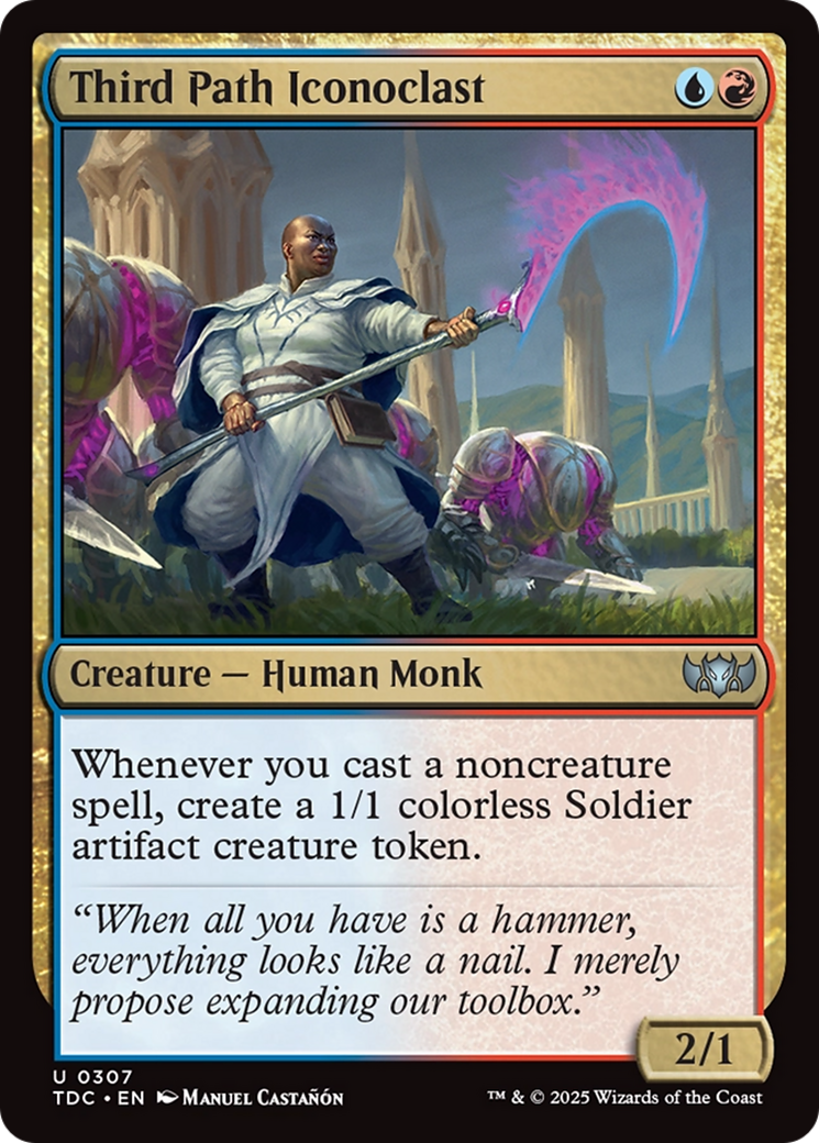 Third Path Iconoclast (TDC-307) [Commander: Tarkir: Dragonstorm] MTG Single Wizards of the Coast