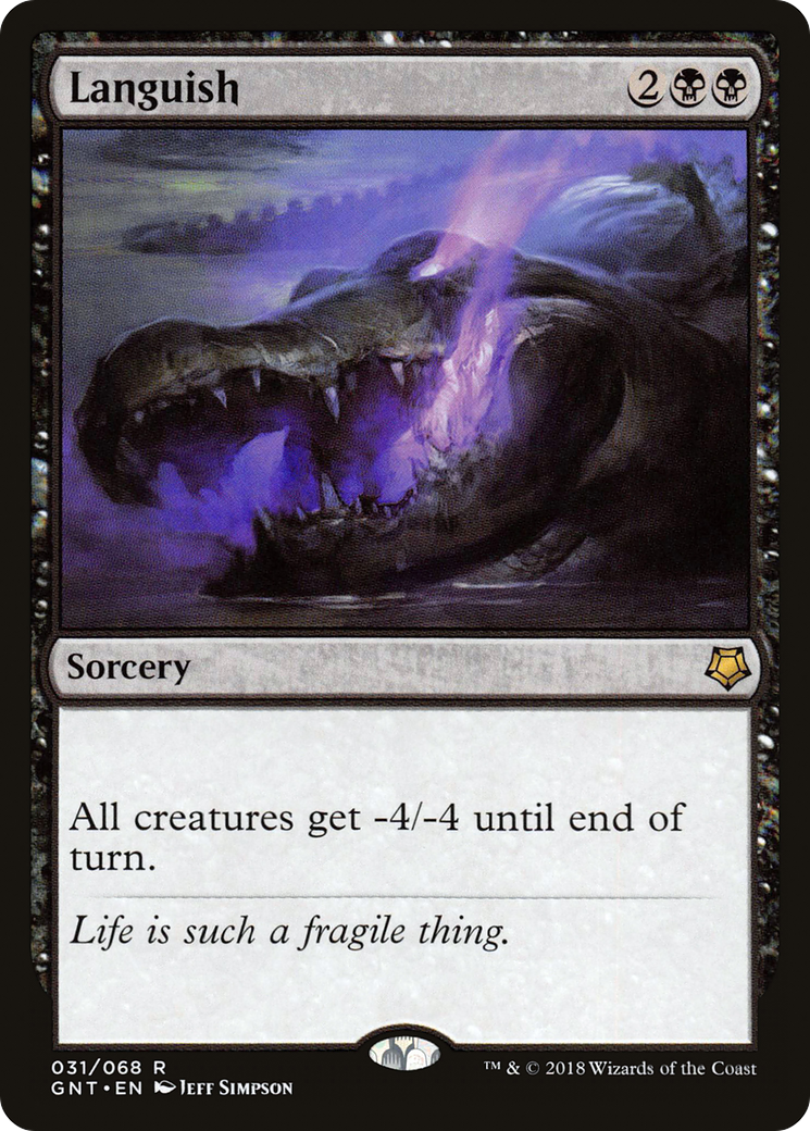 Languish (GNT-031) [Misc] Game Night MTG Single Wizards of the Coast