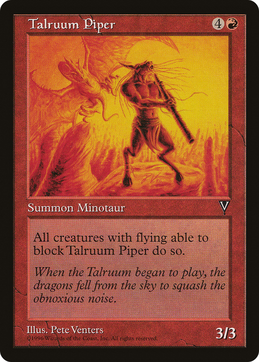 Talruum Piper (VIS-098) [Visions] MTG Single Wizards of the Coast