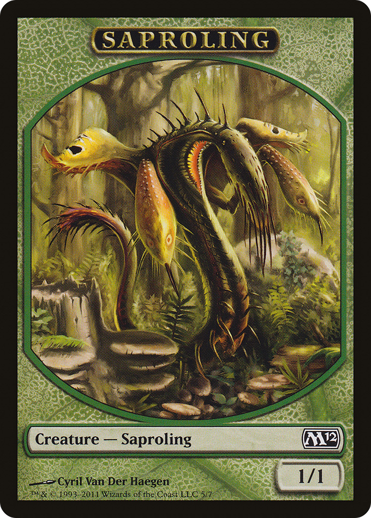 Saproling Token (M12-005) [Tokens] Magic 2012 Tokens MTG Single Wizards of the Coast