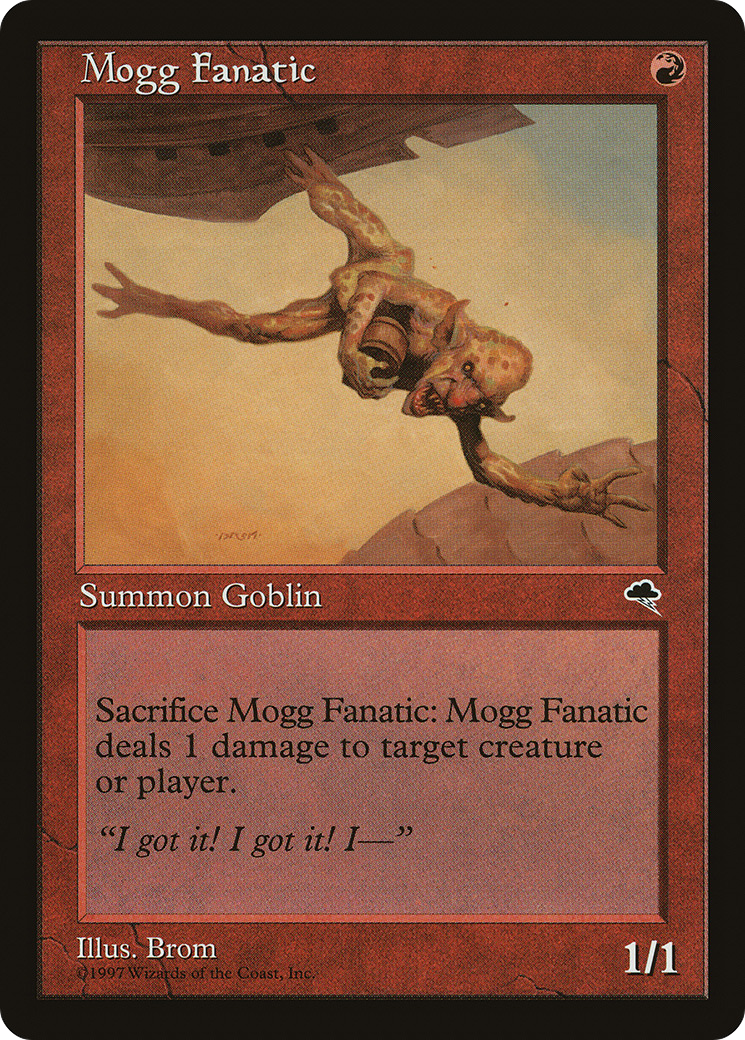 Mogg Fanatic (TMP-190) [Tempest] MTG Single Wizards of the Coast