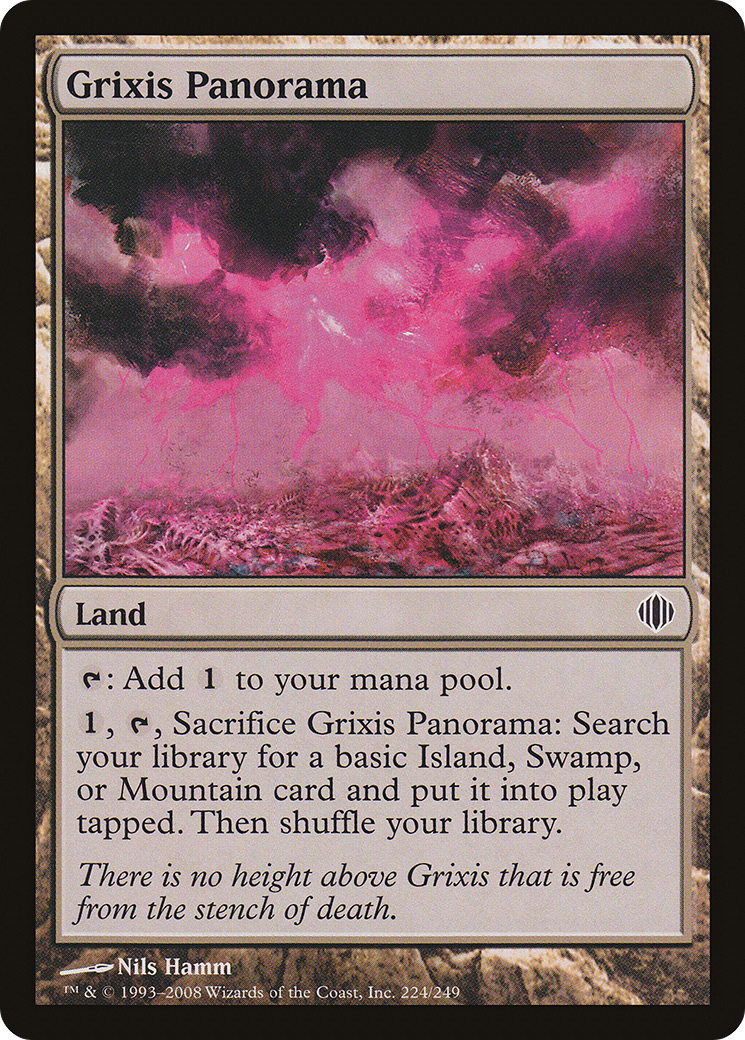 Grixis Panorama (ALA-224) [Shards of Alara] MTG Single Wizards of the Coast