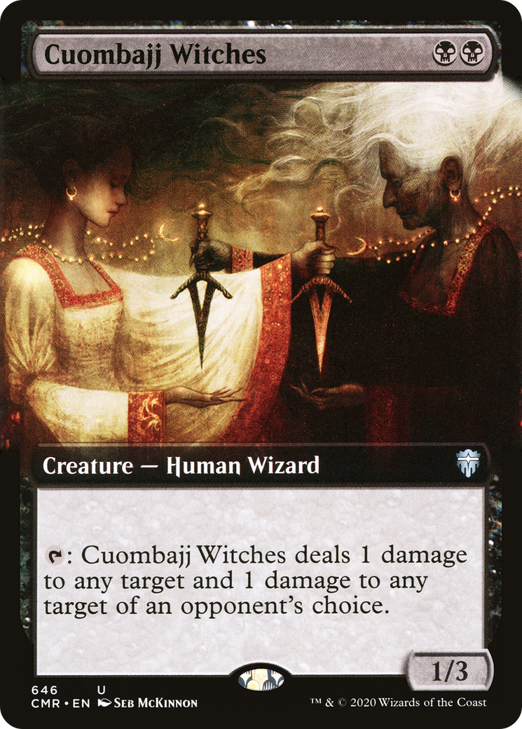 Cuombajj Witches (CMR-646) [Commander Legends] (Extended Art) MTG Single Wizards of the Coast