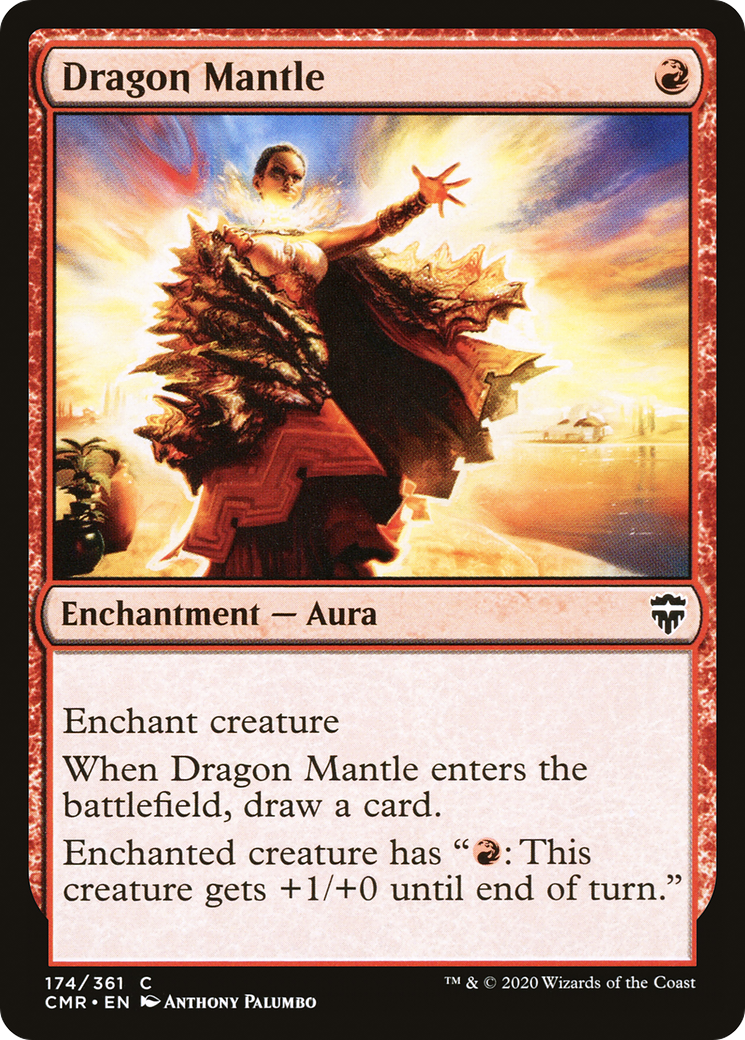 Dragon Mantle (CMR-174) [Commander Legends] MTG Single Wizards of the Coast