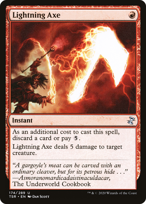 Lightning Axe (TSR-174) [Time Spiral Remastered] MTG Single Wizards of the Coast