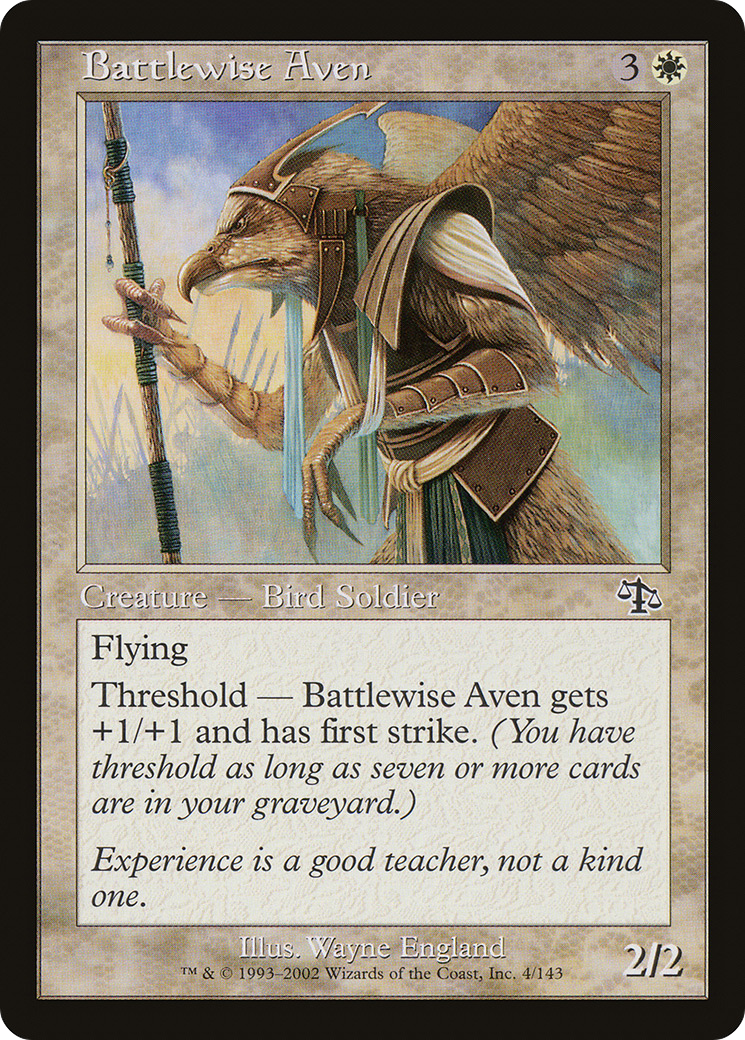 Battlewise Aven (JUD-004) [Judgment] MTG Single Wizards of the Coast