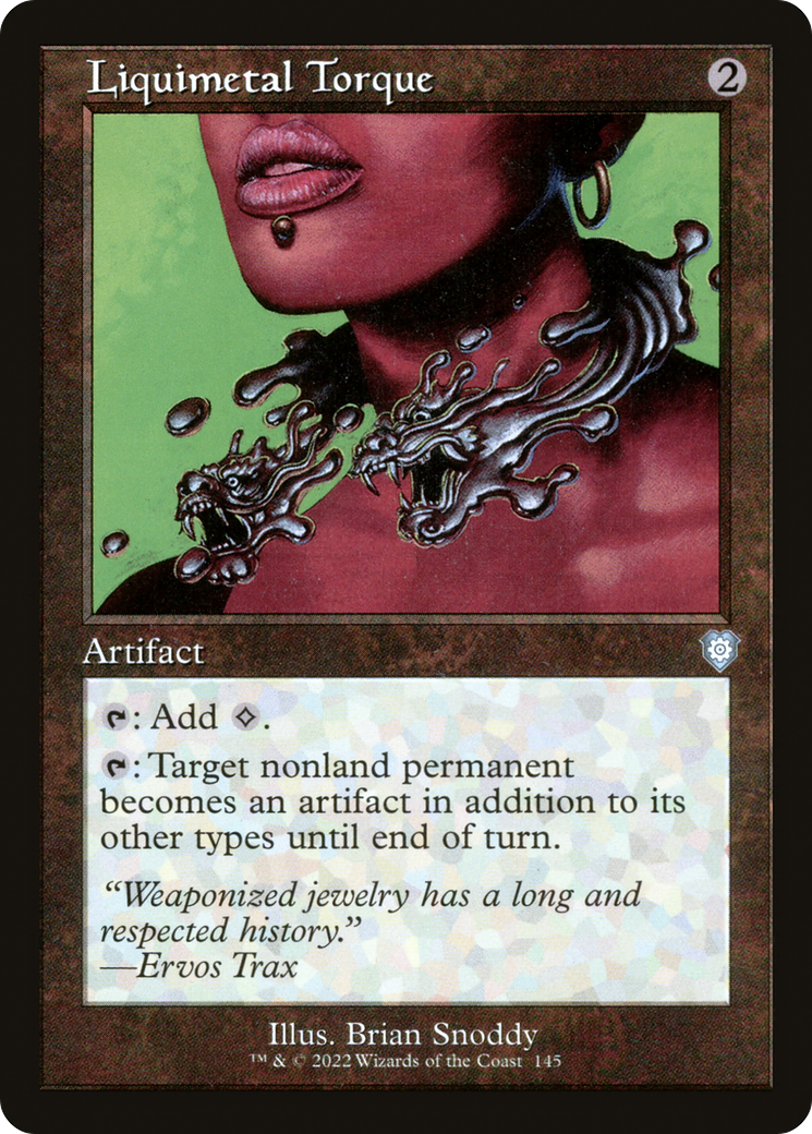 Liquimetal Torque (BRC-145) [The Brothers' War Commander] MTG Single Wizards of the Coast