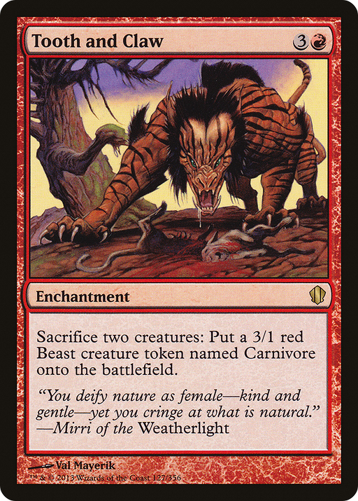 Tooth and Claw (C13-127) [Commander 2013] MTG Single Wizards of the Coast