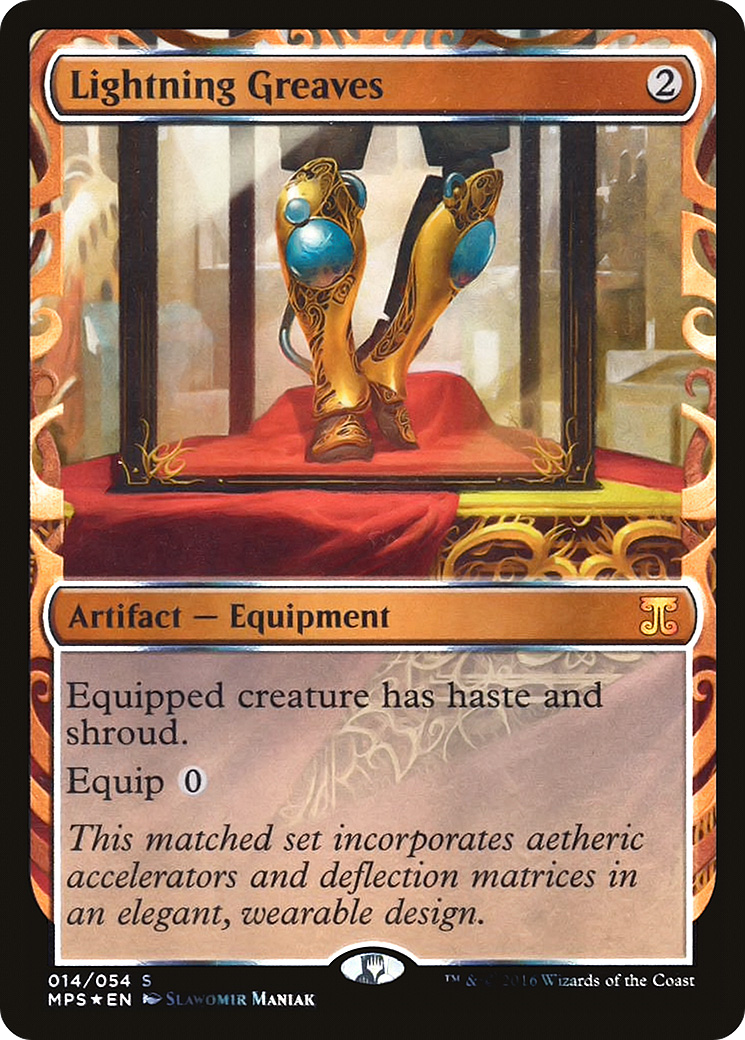 Lightning Greaves (MPS-014) [Kaladesh Inventions] Foil MTG Single Wizards of the Coast