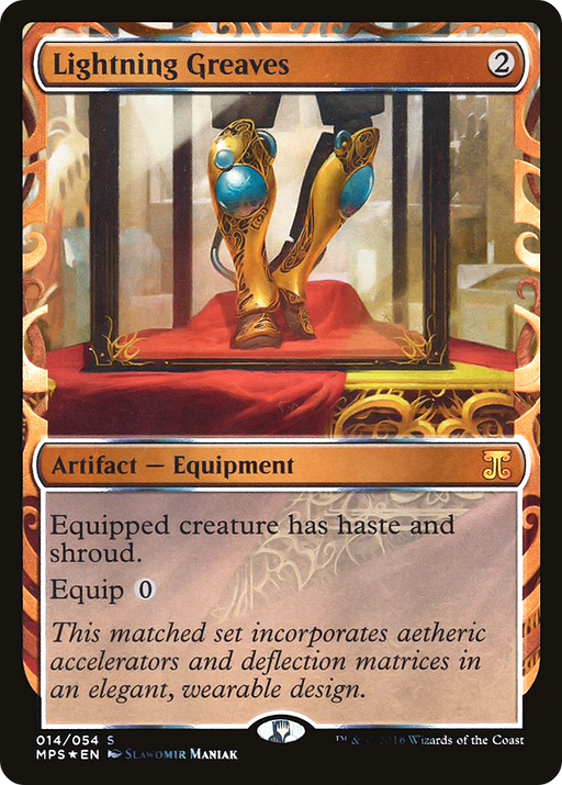 Lightning Greaves (MPS-014) [Kaladesh Inventions] Foil MTG Single Wizards of the Coast