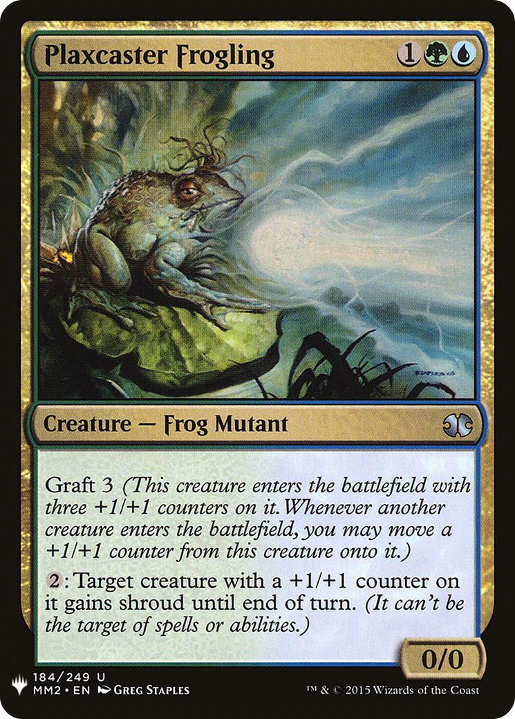 Plaxcaster Frogling (LIST-MM2-184) [Mystery Booster] The List MTG Single Wizards of the Coast