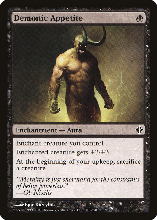 Demonic Appetite (ROE-106) [Rise of the Eldrazi] MTG Single Wizards of the Coast