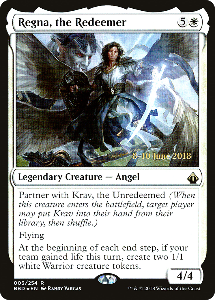 Regna, the Redeemer (LARP-003) [Battlebond Promos] Foil MTG Single Wizards of the Coast