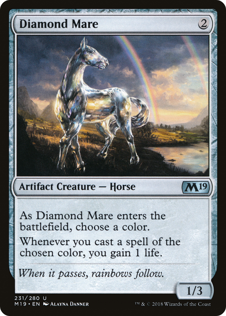 Diamond Mare (M19-231) [Core Set 2019] MTG Single Wizards of the Coast