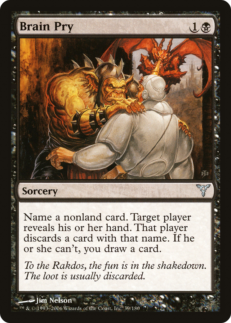 Brain Pry (DIS-039) [Dissension] MTG Single Wizards of the Coast