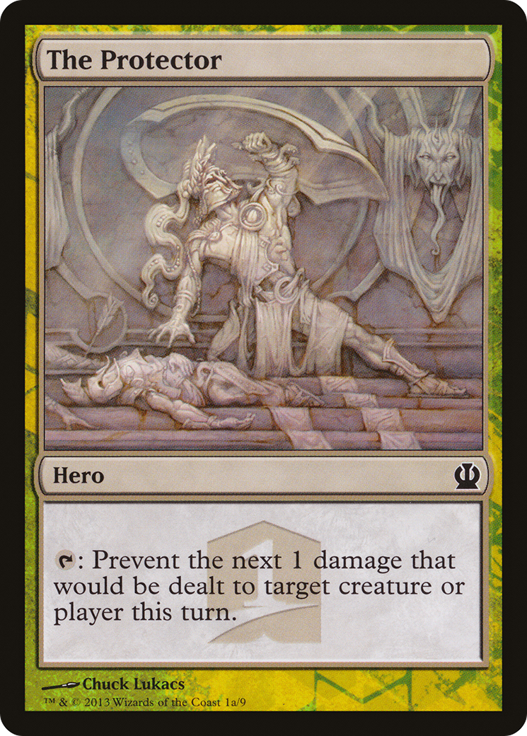 The Protector (HERO-) [Tokens] Theros Hero's Path MTG Single Wizards of the Coast