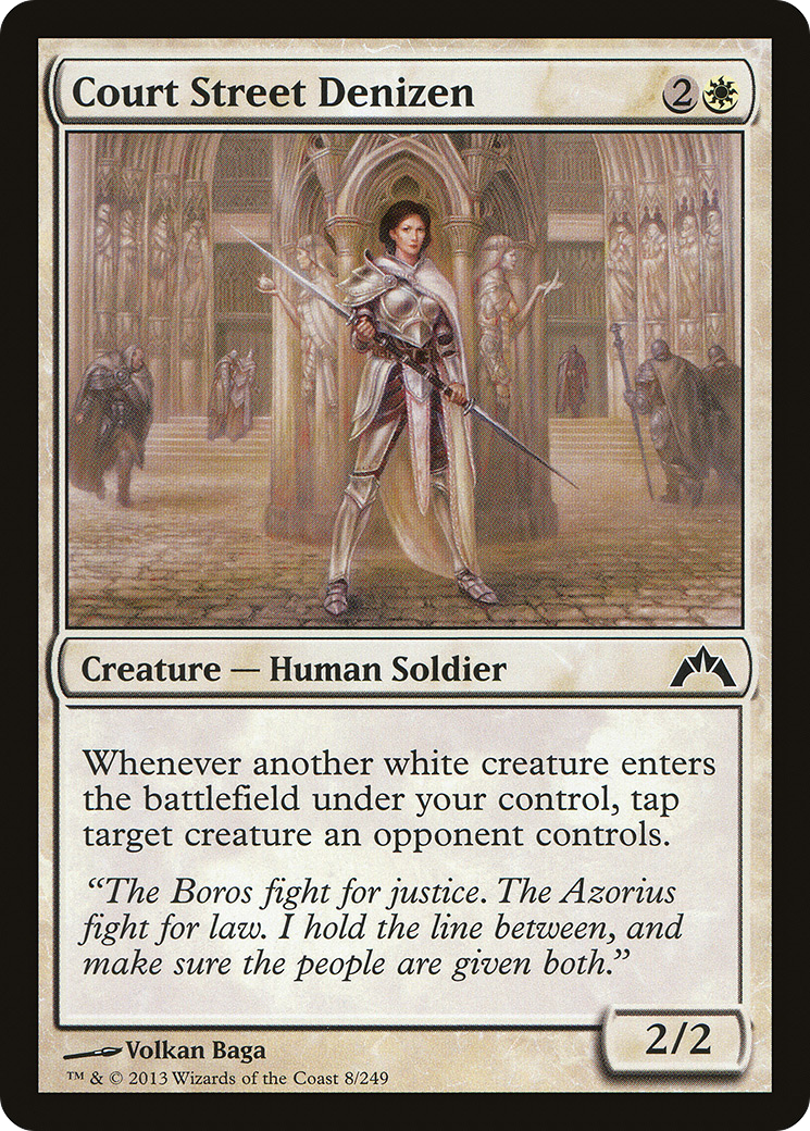 Court Street Denizen (GTC-008) [Gatecrash] Foil MTG Single Wizards of the Coast