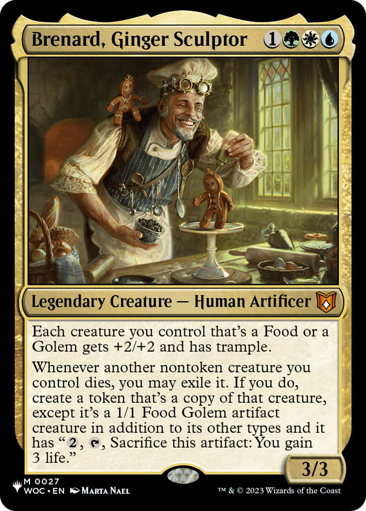 Brenard, Ginger Sculptor (LIST-WOC-27) [Mystery Booster] The List MTG Single Wizards of the Coast