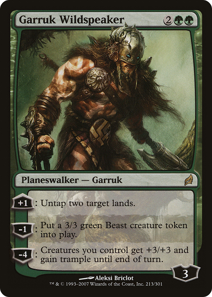 Garruk Wildspeaker (LRW-213) [Lorwyn] MTG Single Wizards of the Coast