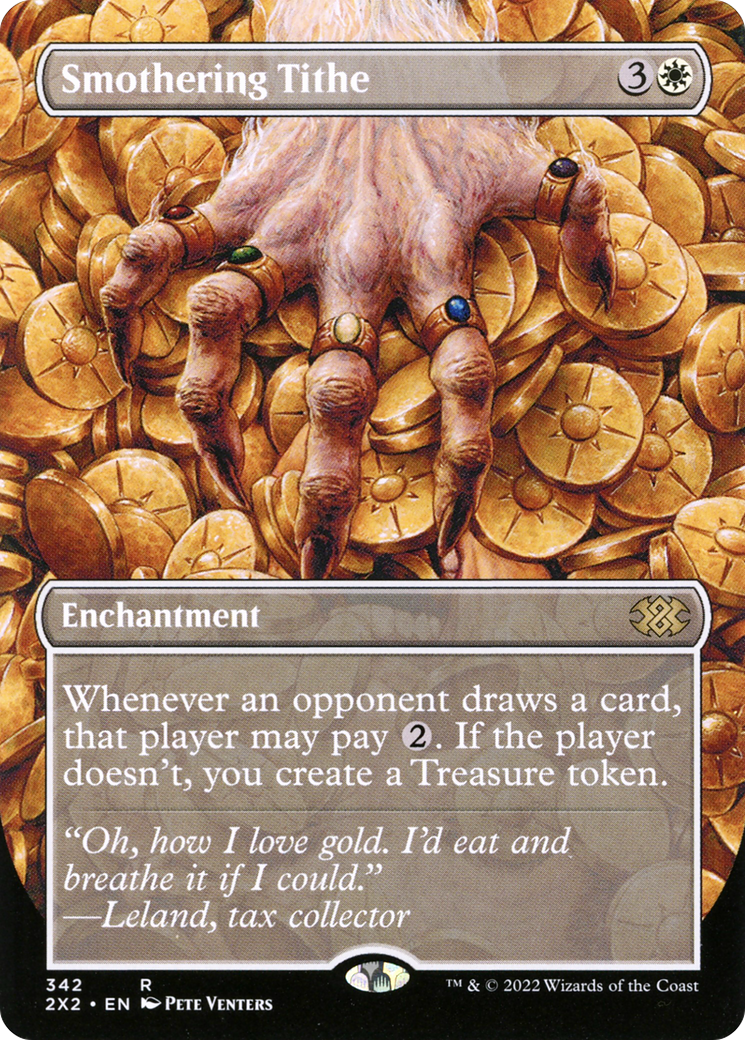 Smothering Tithe (2X2-342) [Double Masters 2022] (Borderless) MTG Single Wizards of the Coast