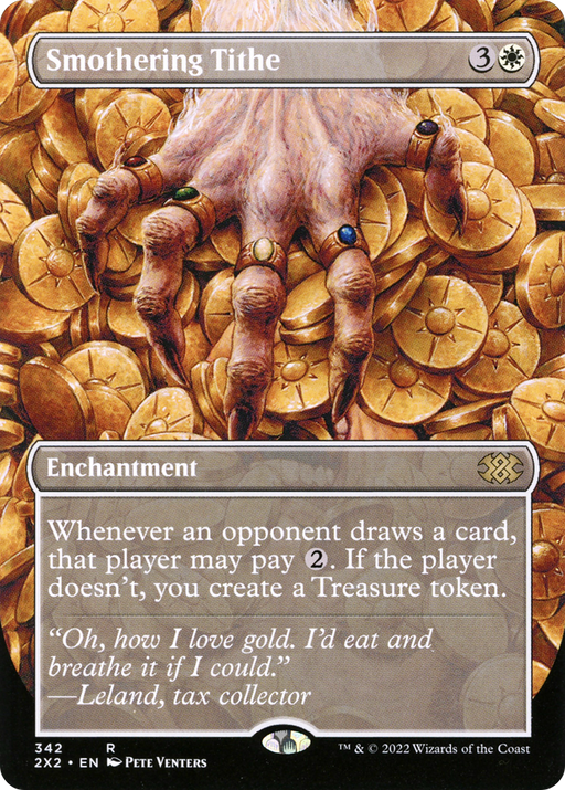 Smothering Tithe (2X2-342) [Double Masters 2022] (Borderless) MTG Single Wizards of the Coast