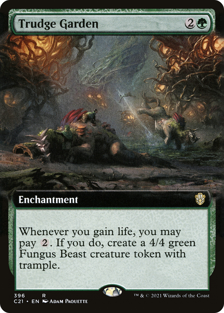 Trudge Garden (C21-396) [Commander 2021] (Extended Art) MTG Single Wizards of the Coast