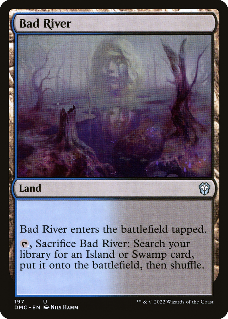 Bad River (DMC-197) [Dominaria United Commander] MTG Single Wizards of the Coast