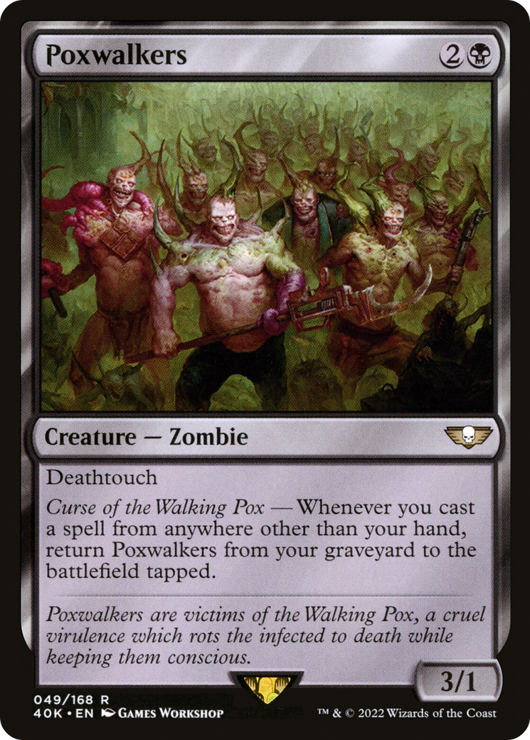 Poxwalkers (40K-049) [Warhammer 40,000 Commander] MTG Single Wizards of the Coast