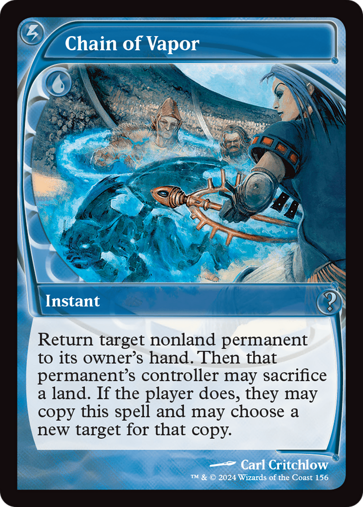 Chain of Vapor (Future Sight) (MB2-156) [Mystery Booster] Mystery Booster 2 MTG Single Wizards of the Coast