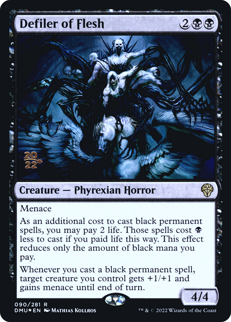 Defiler of Flesh (PRE-090) [Dominaria United Promos] Foil MTG Single Wizards of the Coast