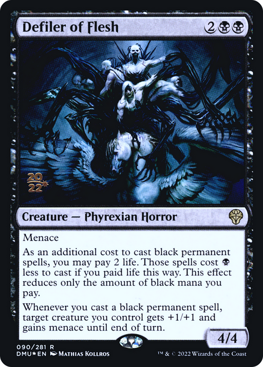 Defiler of Flesh (PRE-090) [Dominaria United Promos] Foil MTG Single Wizards of the Coast
