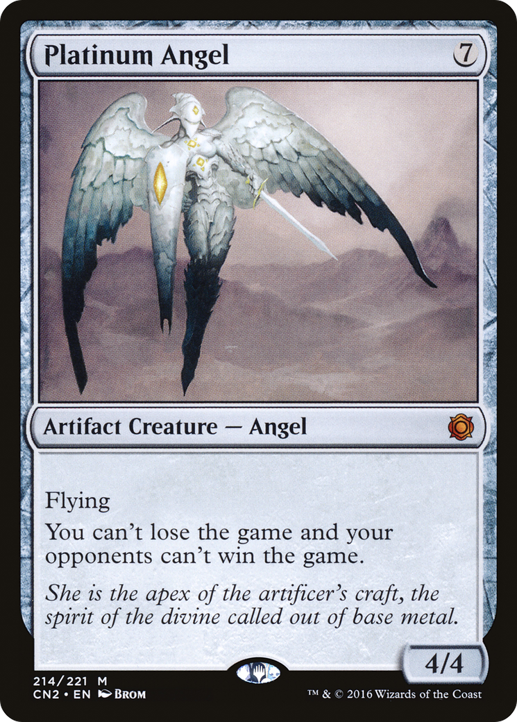 Platinum Angel (CN2-214) [Conspiracy: Take the Crown] MTG Single Wizards of the Coast
