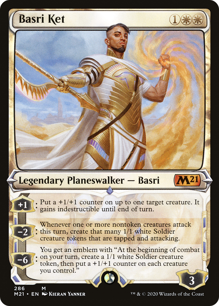 Basri Ket (M21-286) [Core Set 2021] (Showcase) Foil MTG Single Wizards of the Coast