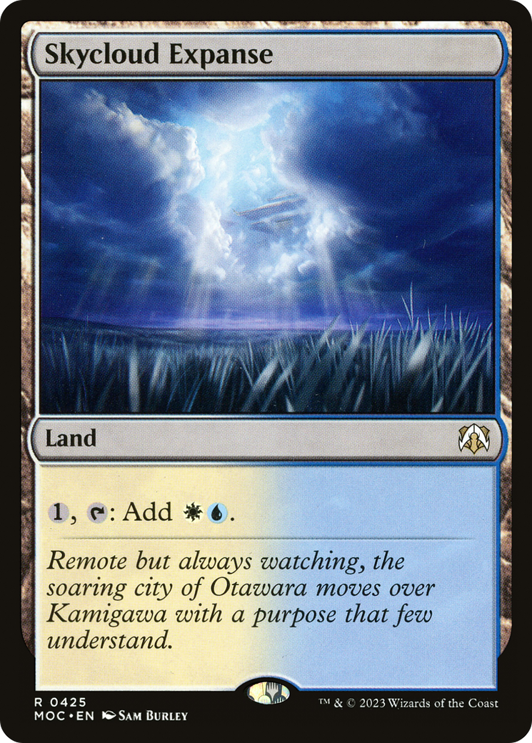 Skycloud Expanse (MOC-425) [March of the Machine Commander] MTG Single Wizards of the Coast