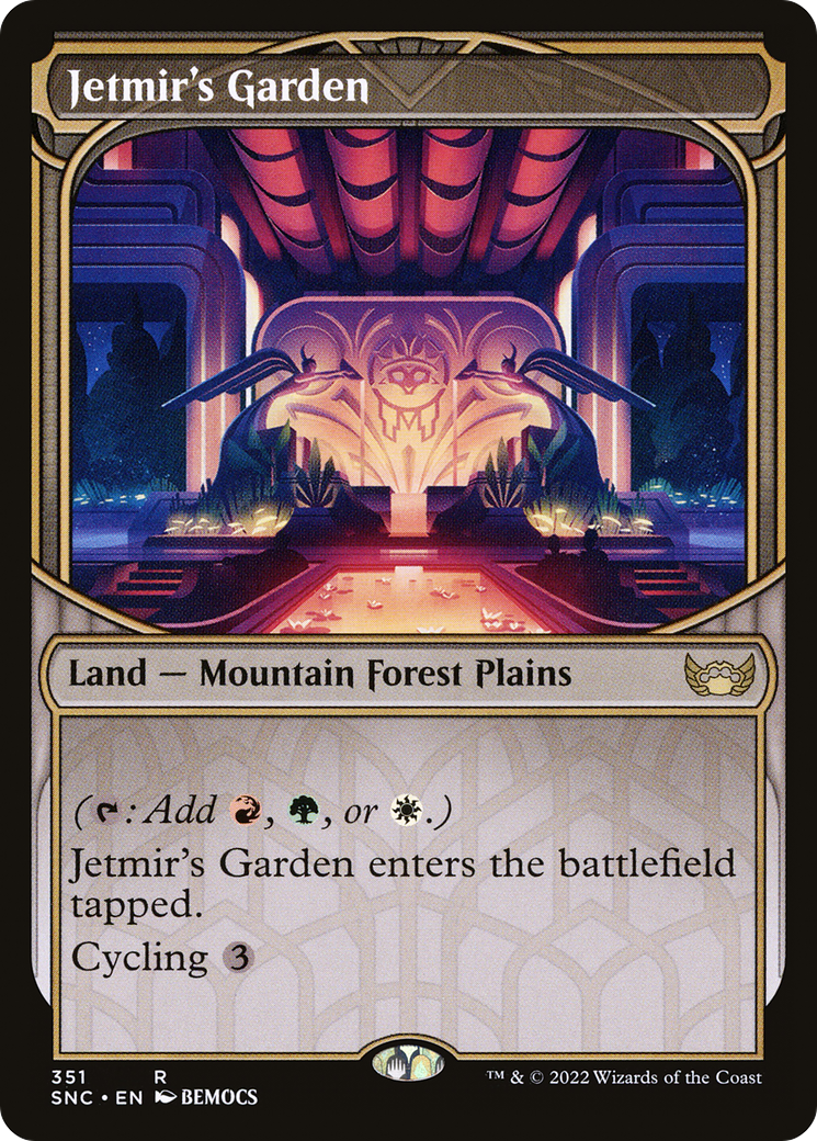 Jetmir's Garden (SNC-351) [Streets of New Capenna] (Showcase) MTG Single Wizards of the Coast