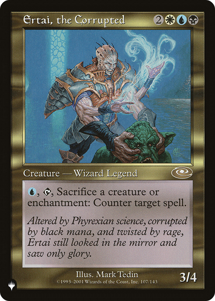 Ertai, the Corrupted (LIST-107/143) [Mystery Booster] The List MTG Single Wizards of the Coast