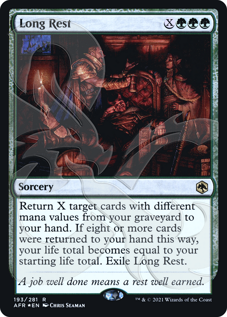 Long Rest (AFR&-193) [Adventures in the Forgotten Realms Promos] Foil MTG Single Wizards of the Coast