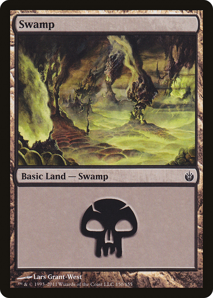 Swamp (MBS-150) [Mirrodin Besieged] Foil MTG Single Wizards of the Coast