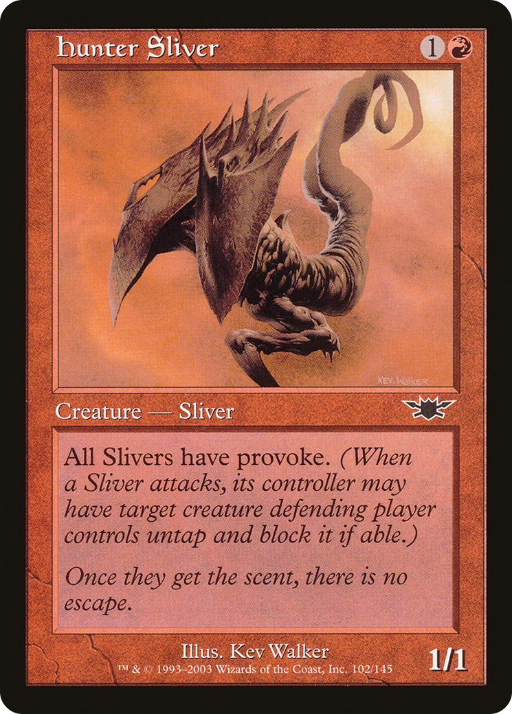 Hunter Sliver (LGN-102) [Legions] MTG Single Wizards of the Coast