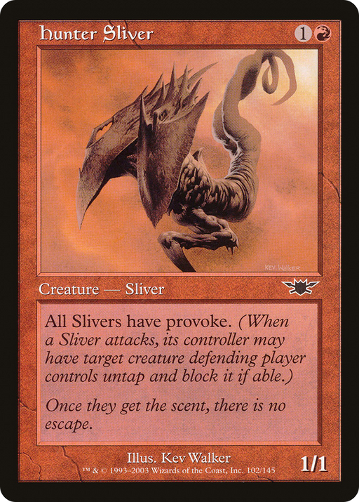Hunter Sliver (LGN-102) [Legions] MTG Single Wizards of the Coast