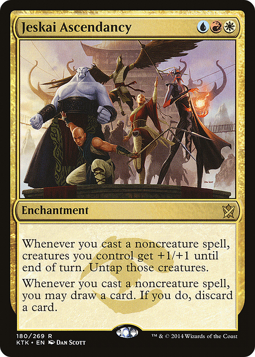 Jeskai Ascendancy (KTK-180) [Khans of Tarkir] Foil MTG Single Wizards of the Coast